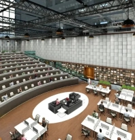 Bölgenin en büyük kütüphanesinde sona doğru