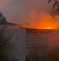 Ev yangını korkuttu