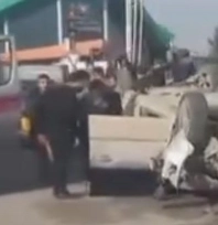 Çarpışan iki otomobilde 5 kişi yaralandı