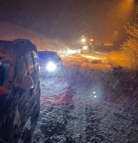 Malatya'da kar yağışı ulaşımı olumsuz etkiliyor