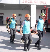 Malatya Eğitim ve Araştırma Hastanesi'nde yangın tatbikatı