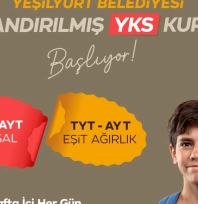 Yeşilyurt Belediyesi 'Hızlandırılmış YKS Kursları' başladı