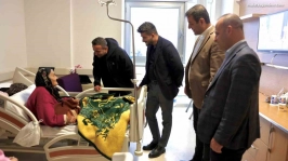 Akçadağ Belediye Başkanı Ulutaş'tan hastane ziyareti