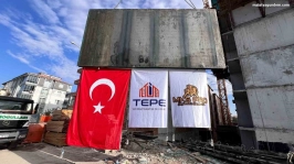 Malatya Güven Sitesi'nde beton işleri tamamlandı