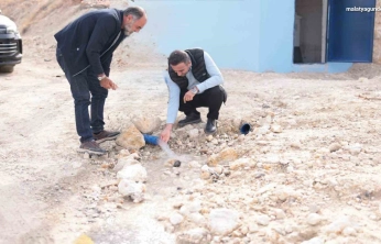 Akçadağ'da iki mahallede içme suyu sorunu çözüldü