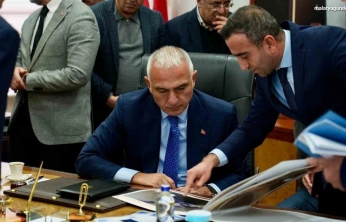 Akçadağ'ın turizm projeleri Bakan Ersoy'a sunuldu