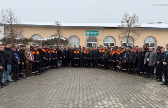 Başkan Geçit'ten sahada görev yapan personellere moral ziyareti