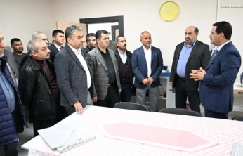 Başkan Taşkın, tamamlanan projeleri teşkilatla inceledi