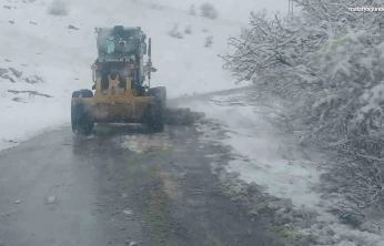 Battalgazi Belediyesi'nden kar yağışına karşı hızlı müdahale