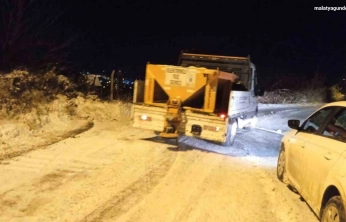 Battalgazi'de tüm mahallelerde yollar ulaşıma açıldı