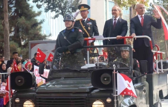 Cumhuriyetin 102.yılı Malatya'da törenle kutlandı
