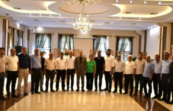 Doğanşehir Muhtarları MAGİNDER Başkanı Karademir'le bir araya geldi