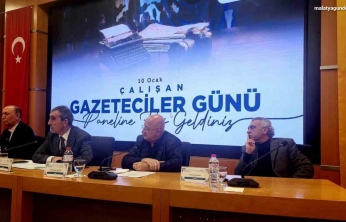 İnönü Üniversitesi'nde 10 Ocak Çalışan Gazeteciler Günü paneli