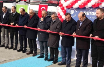Malatya'da 70 milyon TL'lik beton santrali hizmete açıldı