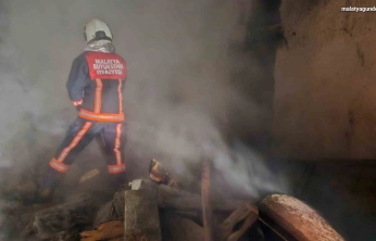 Malatya'da ev yangını