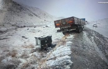 Malatya'da iki ayrı kazada 2 kişi yaralandı