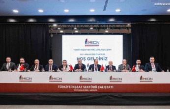 Malatya'da inşaat sektörünün sorunları 7. Çalıştay'da konuşuldu