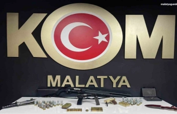 Malatya'da kaçak silah operasyonu: 4 gözaltı
