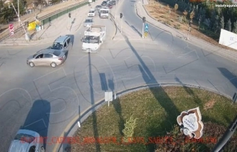 Malatya'da kazalar KGYS kameralarına yansıdı