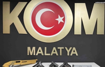 Malatya'da ruhsatsız silah operasyonu: 1 gözaltı