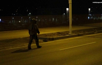Malatya'da şüpheli çanta fünye ile patlatıldı