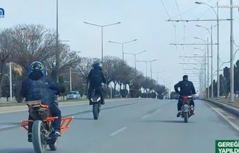 Malatya'da tehlikeli motosiklet şovuna ağır fatura