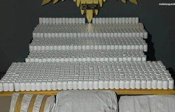 Malatya'da uyuşturucu operasyonu: 75 bin 376 adet sentetik ecza ele geçirildi