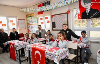 Malatya Emniyeti minik kalplere dokundu