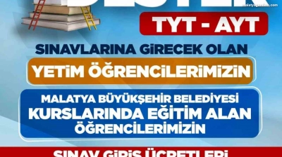 AYT ve TYT sınav ücretleri Büyükşehir Belediyesi'nden