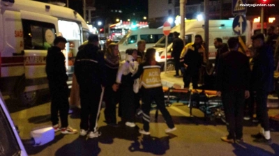 Kazaya karışan sürücü aracı bırakıp kaçtı: 3 yaralı