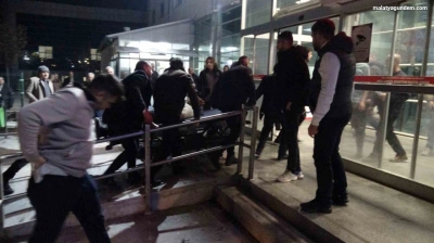 İş yerini kurşunladılar, karakolun önünde kavgaya tutuşdular