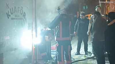 İş yerinde korkutan yangın