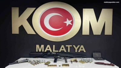 Malatya'da kaçak silah operasyonu: 4 gözaltı