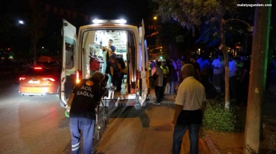 Otomobilin çarptığı kadın yaralandı