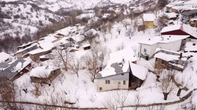 Malatya'da yoğun kar yağışı vatandaşları sevindirdi