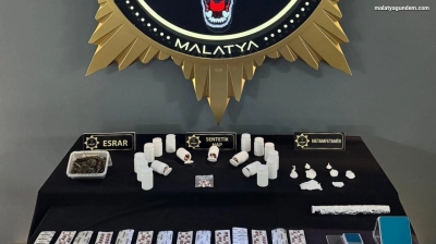 Malatya'da zehir tacirlerine büyük darbe: 13 tutuklama