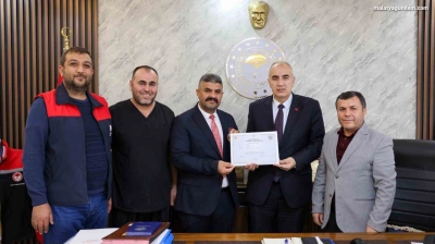 Malatya'ya 4.5 milyon lira ek destek getiren başarı belgesi