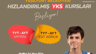 Yeşilyurt Belediyesi 'Hızlandırılmış YKS Kursları' başladı