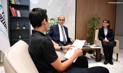 Başkan Geçit:  'Hayatımın merkezinde çalışmak var'