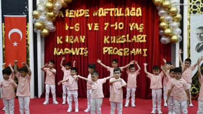 Kur'an kurslarının yıl sonu kapanış programı yoğun ilgi gördü