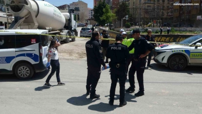 Beton mikseri dehşet saçtı
