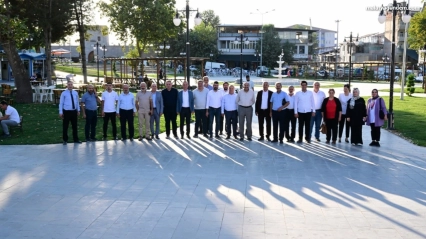 AK Parti i İl Teşkilatı Battalgazi'de yatırımları gezdi