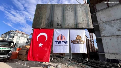 Malatya Güven Sitesi'nde beton işleri tamamlandı