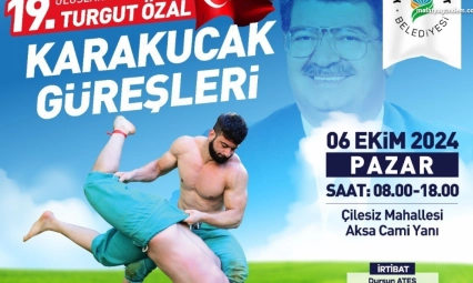 19.Uluslararası Turgut Özal karakucak güreşleri 6 Ekim'de yapılacak