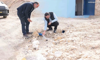 Akçadağ'da iki mahallede içme suyu sorunu çözüldü