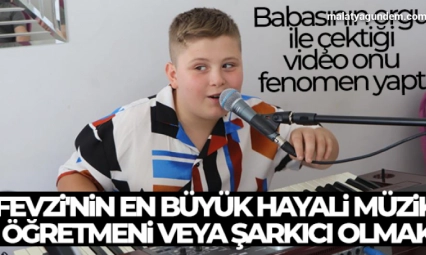 Babasının orgu ile çektiği video onu fenomen yaptı