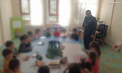 Darende'de Kur'an kursu öğrencilerine yangın eğitimi