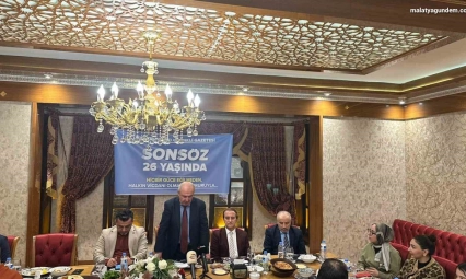 Malatya'nın ilk renkli gazetesi Sonsöz 26 yaşında