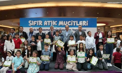 Yeşilyurt'ta çevre için yarıştılar, geleceğe umut oldular