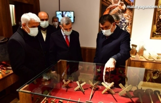 Başkanlar Çırmıhtı'daki restorasyon projelerini inceledi